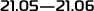 21.05-21.06