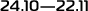 24.10-22.11